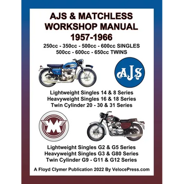 Ajs & Matchless 1957-1966 Workshop Manual All Models - Singles & Twins