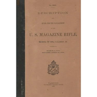 US Magazine Rifle Model of 1903 Caliber .30 M1903 Springfield Rifle .30-06