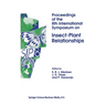Proceedings of the 8th International Symposium on Insect-Plant Relationships