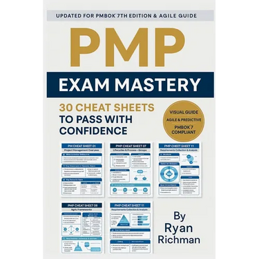 PMP Exam Mastery: 30 Cheat Sheets to Pass With Confidence