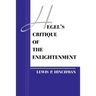 Hegel's Critique of the Enlightenment