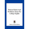 National Ideals And Problems: Essays For College English