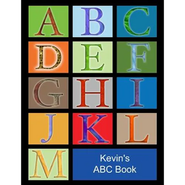 Kevin's ABC Book: African American Boy with Black Hair