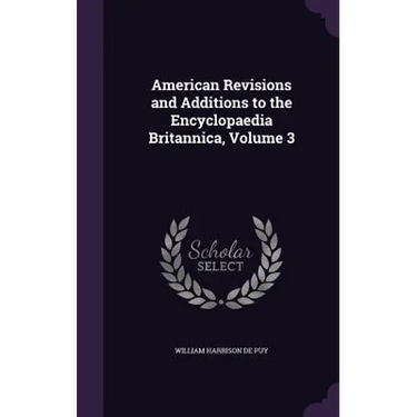 American Revisions and Additions to the Encyclopaedia Britannica, Volume 3