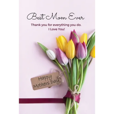 Best Mom Ever Mother's Day Journal: Happy Mother's Day Gift Book