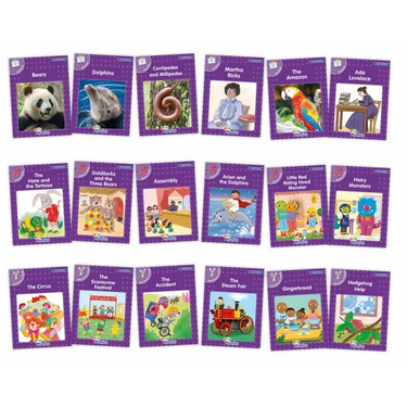Core Purple Readers Complete Set (18 Books): In Print Letters (American English Edition)