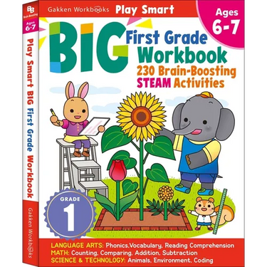 Play Smart Big First Grade Workbook: 256 Pages, Ages 6 to 7