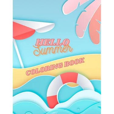 Hello Summer Coloring Book