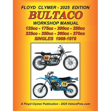 BULTACO 125cc - 175cc - 200cc - 250cc - 325cc - 350cc - 360cc - 370cc SINGLES 1968-1979 WORKSHOP MANUAL