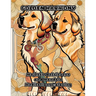 Golden Harmony: Majestic Retrievers and Mandala Meditations Coloring