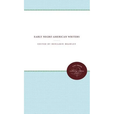 Early Negro American Writers