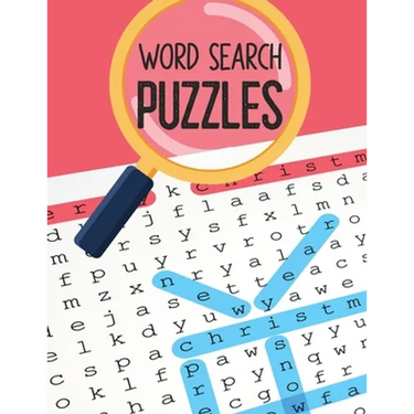 Word Search Puzzles: Easy-to-see Full Page Seek and Circle Word Searches, Brian game book for seniors in this Christmas Gift idea.