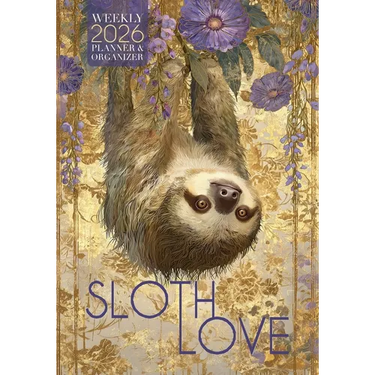 Sloth Love 2026 Weekly Planner and Organizer
