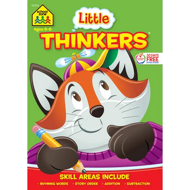 School Zone Little Thinkers Kindergarten Workbook