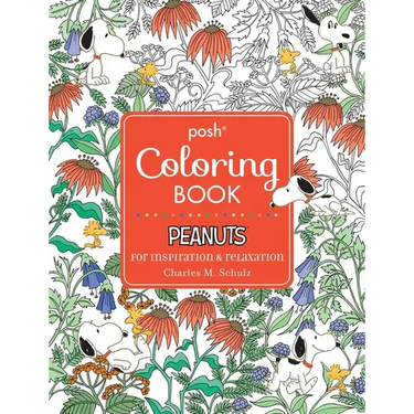 Posh Adult Coloring Book: Peanuts for Inspiration & Relaxation
