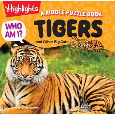 Who Am I? Tigers and Other Big Cats: Read-Aloud Animal Book for Kids Featuring Big Cat Guessing Games, Puzzles and Facts, Wild Cat Animal Encyclopedia