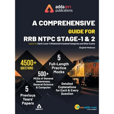 A Comprehensive Guide for RRB NTPC, Group D, ALP & Others Exams 2019 English Printed Edition (NTPC Special)