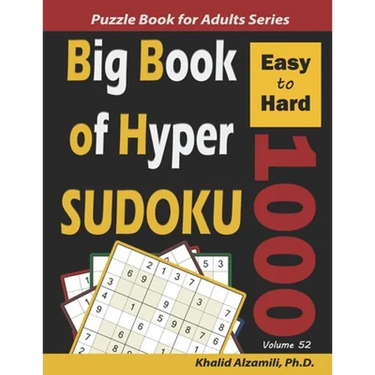 Big Book of Hyper Sudoku: 1000 Easy to Hard Puzzles