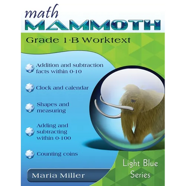 Math Mammoth Grade 1-B Worktext