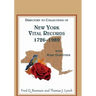 Directory to Collections of New York Vital Records, 1726-1989, with Rare Gazetteer