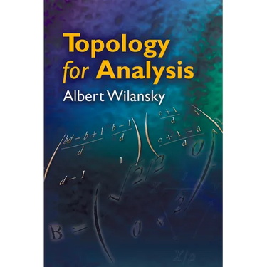 Topology for Analysis