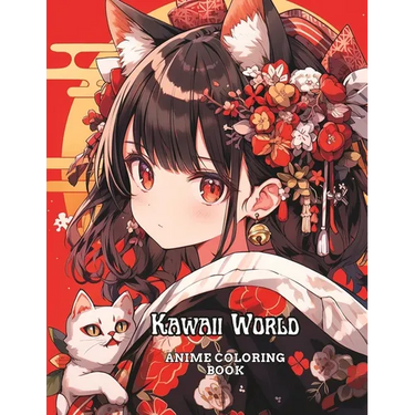 Kawaii World: Anime Coloring Book