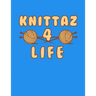 Knittaz 4 Life: 120 Pages of Knitting Graph Paper 4:5 Ratio