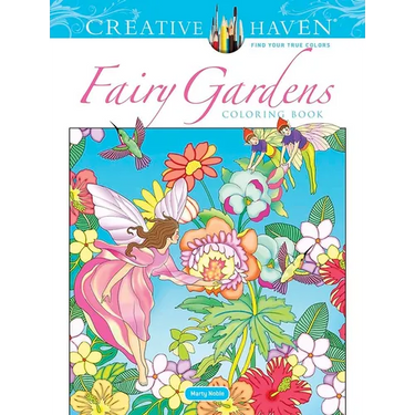 Creative Haven Fairy Gardens Coloring Book