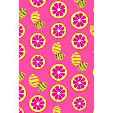 Pink Lemonade: A 6x9 Lemon Lime Notebook with 120 College Ruled Pages