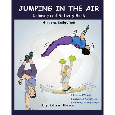 Jumping in The Air: Coloring & Activity Book (Extended): IB has authored various of Books which giving to children the values of physical