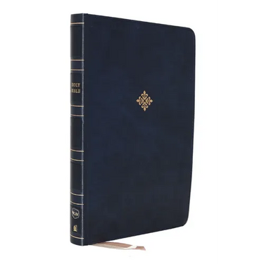 Nkjv, Thinline Bible, Large Print, Leathersoft, Blue, Comfort Print: Holy Bible, New King James Version
