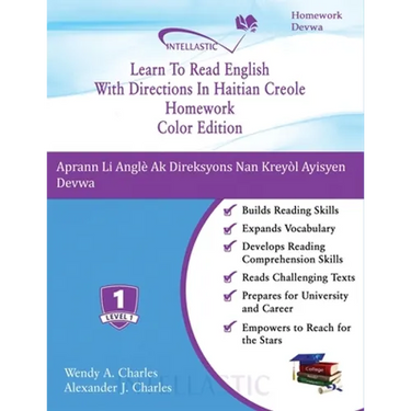 Learn To Read English With Directions In Haitian Creole Homework: Color Edition