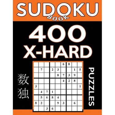 Sudoku Book 400 Extra Hard Puzzles: Sudoku Puzzle Book With Only One Level of Difficulty
