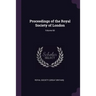 Proceedings of the Royal Society of London; Volume 60