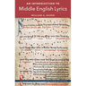 An Introduction to Middle English Lyrics