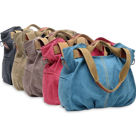 ARM CANDY Handy Natural Canvas Handbag by VistaShops