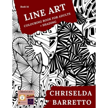 Line Art: Colouring Book For Adults