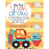 My First I can draw construction vehicles cement mixer, bulldozer, forklift, and many more! Ages 5 and up: Fun for boys and girls, PreK, Kindergarten