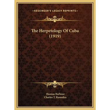 The Herpetology Of Cuba (1919)