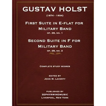 Holst First Suite in E-flat and Second Suite in F Study Scores