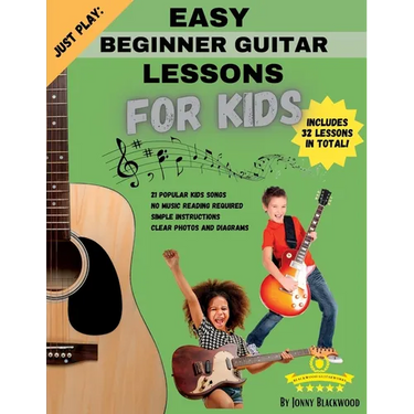 Just Play: Easy Beginner Guitar Lessons for Kids: with online video access