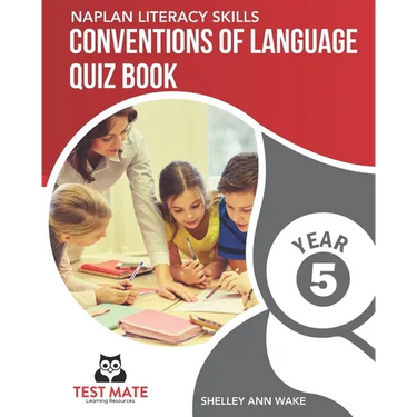 NAPLAN LITERACY SKILLS Conventions of Language Quiz Book Year 5
