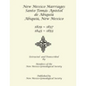 New Mexico Marriages: Santo Tomás Apostol de Abiquiú 1829-1837, 1845-1853