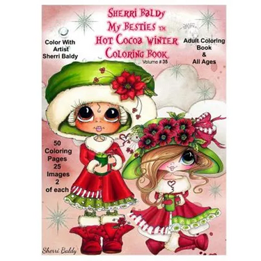 Sherri Baldy My-Besties Hot Cocoa Christmas Coloring Book