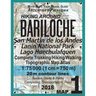 Hiking Around Bariloche Map 1 San Martin de los Andes, Lanin National Park, Lago Huechulafquen Complete Trekking/Hiking/Walking Topographic Map Atlas