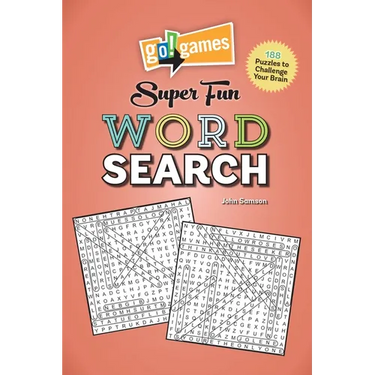 Go!games Super Fun Word Search: 188 Puzzles to Challenge Your Brain