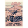 Vintage Journal Grand Canyon National Park Travel Poster