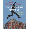 200 Large Print Cryptogram Quotes About Courage: Exercise Your Brain With These Cryptoquote Puzzles. Jump Over Your Fear Book Cover.