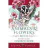 Animals and Flowers Minis - Pocket Sized Coloring Book