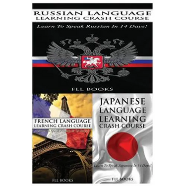 Russian Language Learning Crash Course + French Language Learning Crash Course + Japanese Language Learning Crash Course